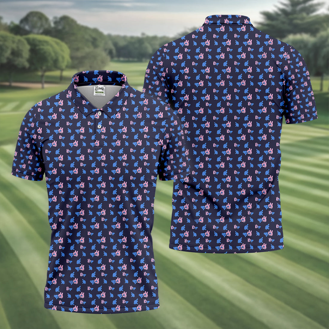 Funny Hands Golf Polo ShirtMen, Fun Golf Shirt For Men, Christmas Golf Gift, Dad Golf Gift
