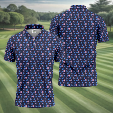 Funny Hands Golf Polo ShirtMen, Fun Golf Shirt For Men, Christmas Golf Gift, Dad Golf Gift