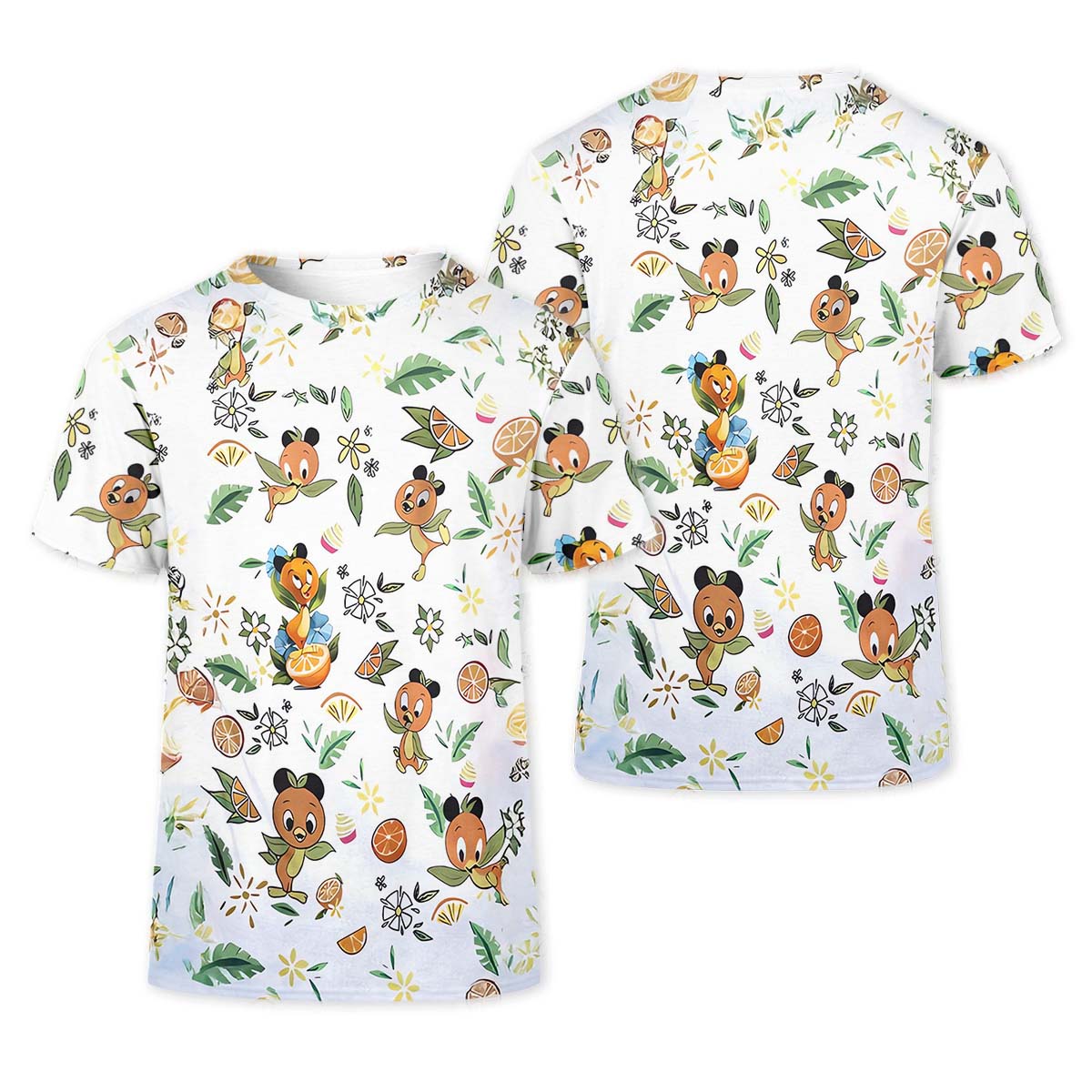 Orange Bird Men's Golf Polo ShirtGolfing Apparel, Mens Golf Gift