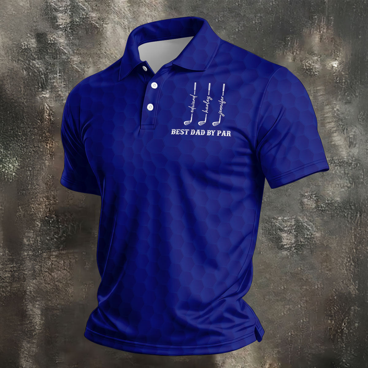 Best Dad By Par Father's Day Golf Shirt, Grandpa Golf Gift, Golf Gift For Dad, Polo Shirtor Men