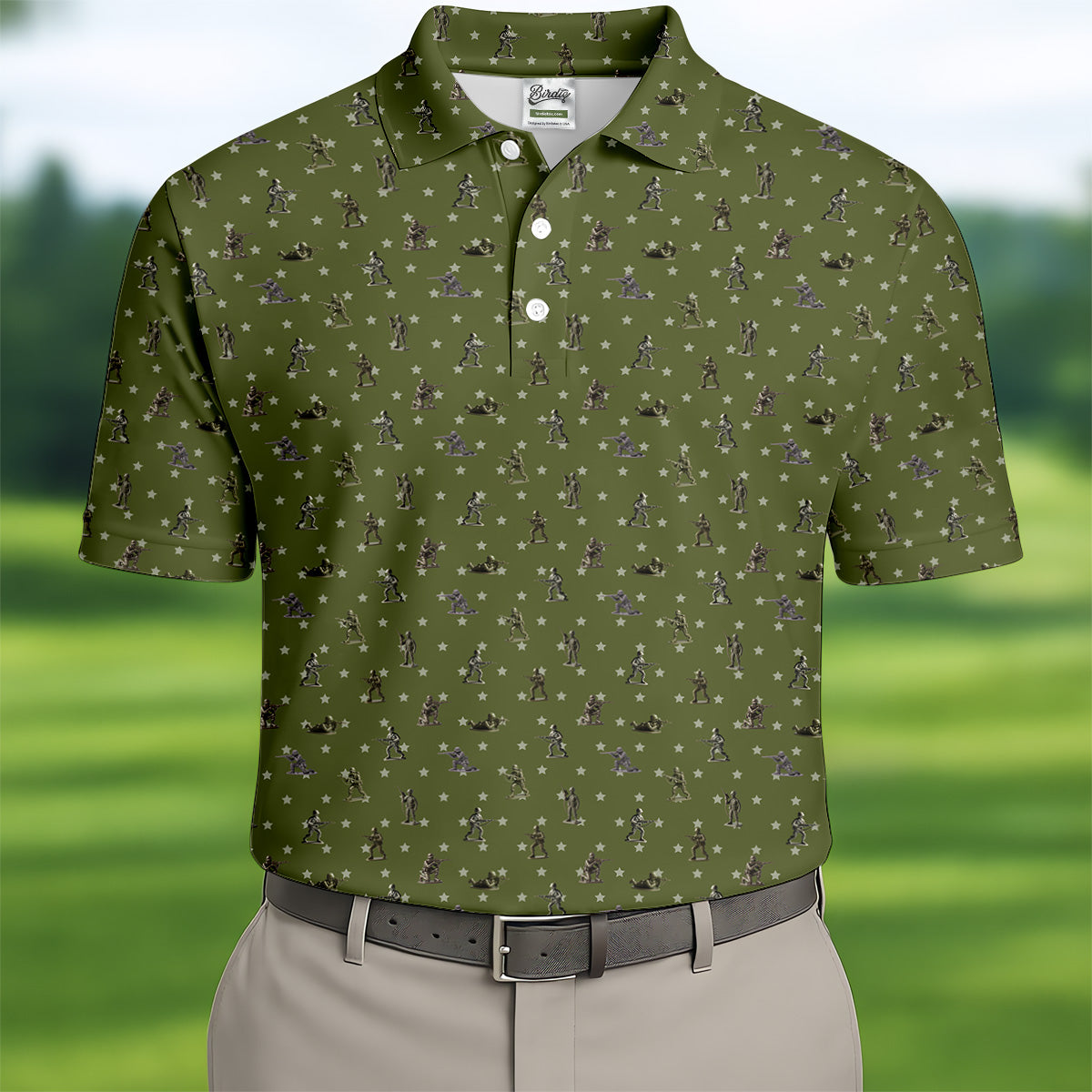 Veteran Green Golf Tops For Men, Polo Shirtor Men, Gift For Veteran, Veterans Day Gift