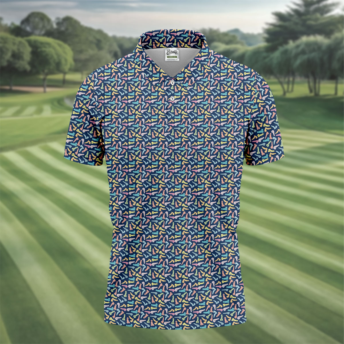 Funny Dirty Humor Golf Tops For Men, Fun Golf Shirts For Men, Valentines Golf Gift, Golf Shirts For Men