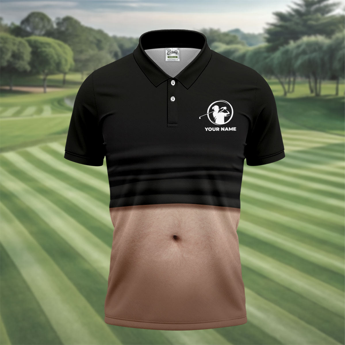 Men's Funny Golf Polo Shirt Custom Golf Shirt, Cool Golf Gift, Fun Golf Shirts For Men