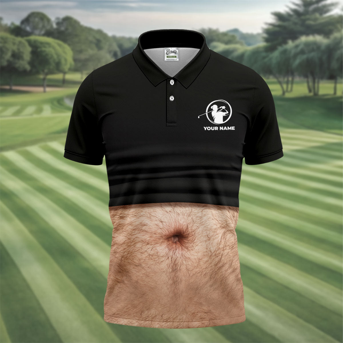 Men's Funny Golf Polo Shirt Custom Golf Shirt, Cool Golf Gift, Fun Golf Shirts For Men
