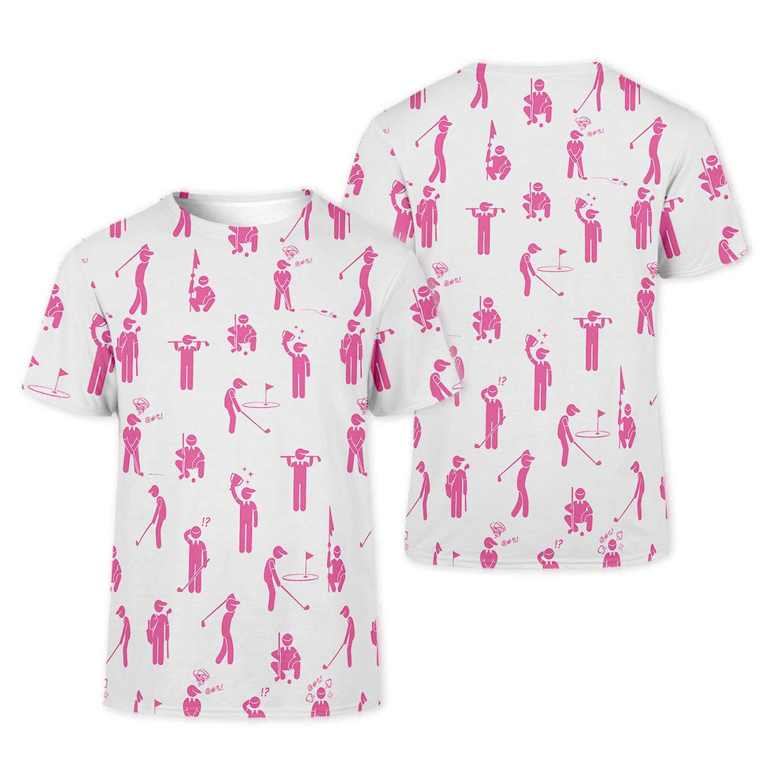 Pink Golf Polo ShirtGolfing Apparel, Womens Golf Gifts