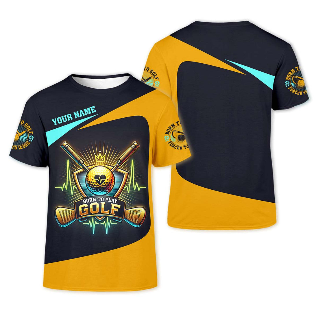 Royal Spirit Custom Golf Polo ShirtGolfing Apparel, Golf Gift For Men