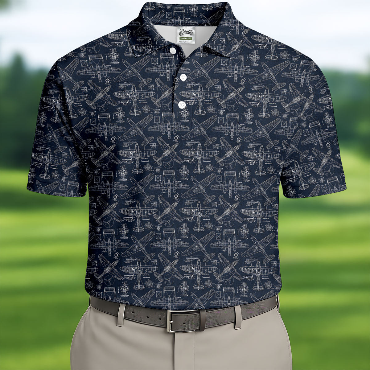 Aircraft Models Airplane Blueprints Golf Tops For Men, Polo ShirtFor Men, Golf Shirts For Men