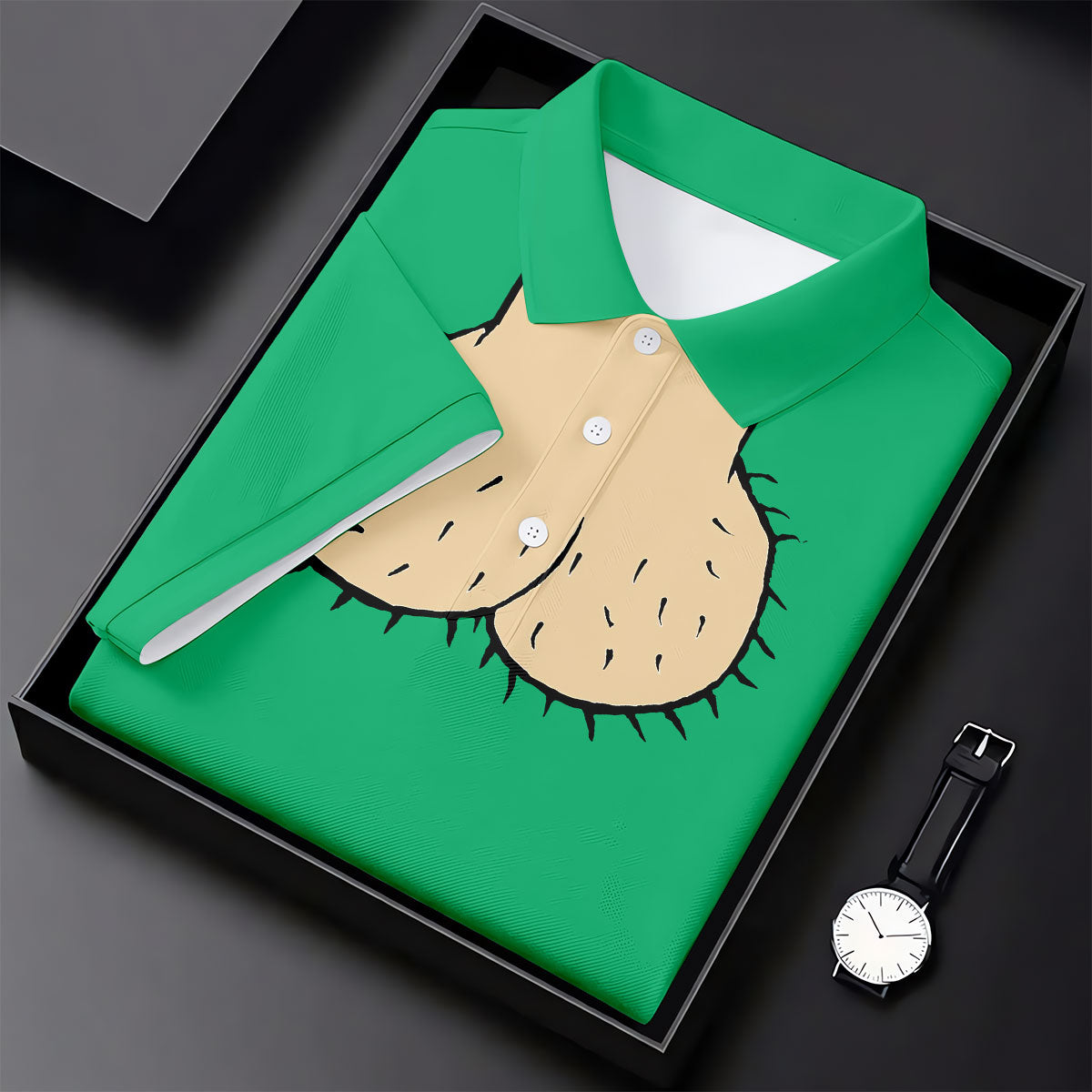 Green Funny Dickhead Faux Chest Golf Shirt, Women’s Golf Polo, Ladies Golf Top