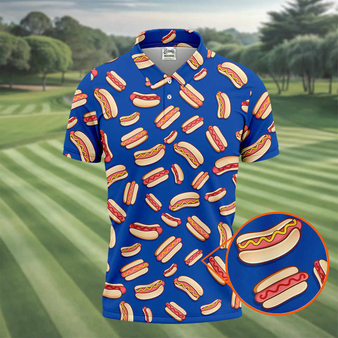 Sausage And Bun Hot Dog Fun Golf Shirt, Polo Shirt Men, Golf Gift For Men, Golf Shirts For Men