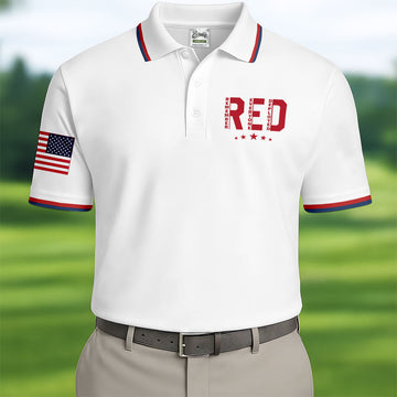 RED Friday Military Support 250 Anniversary Patriotic Golf Shirt, Golf Shirts For Men