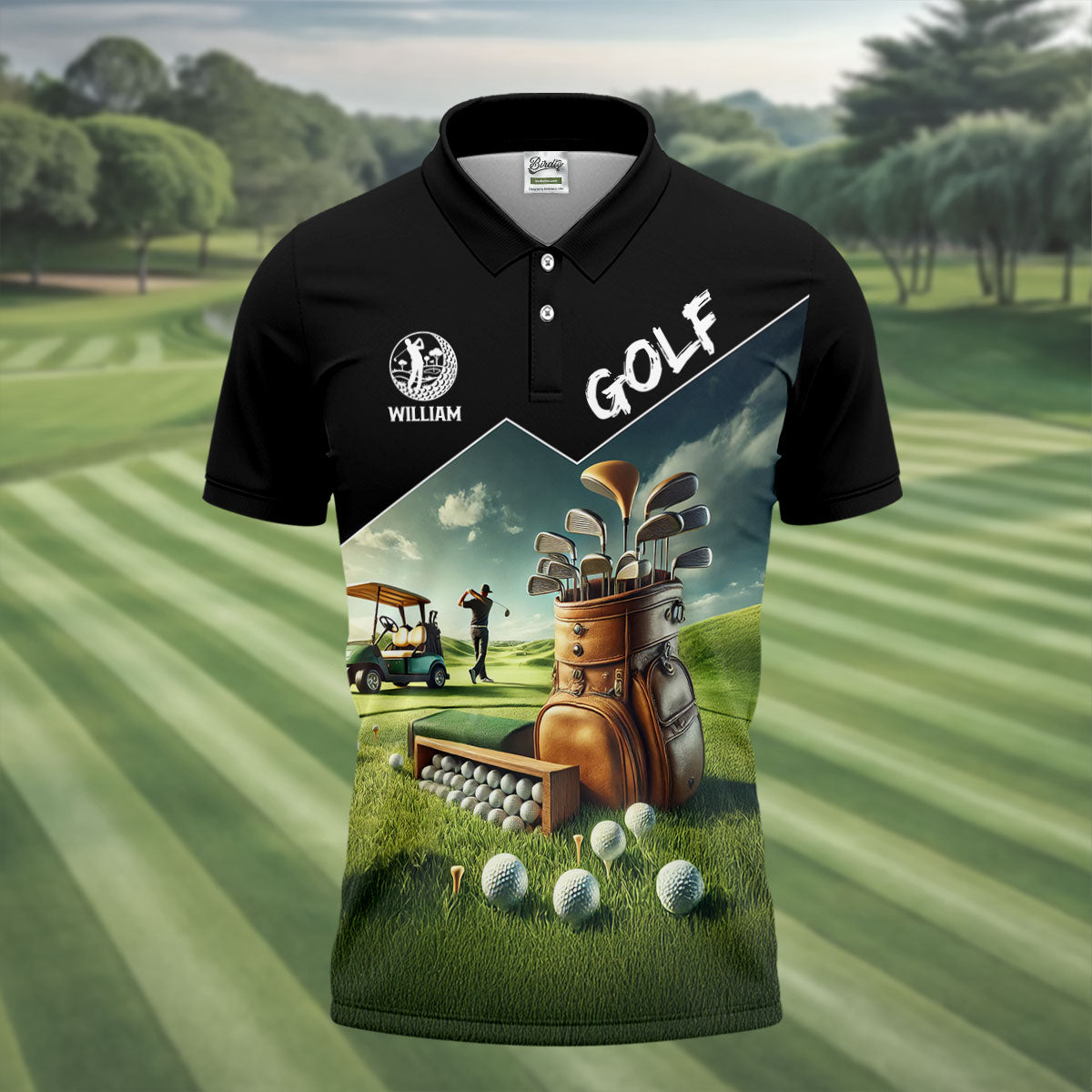 Golf Sinking Putts Banging Golf Tops For Men, Gifts For Golf Lovers, Polo ShirtFor Men, Golfing Apparel
