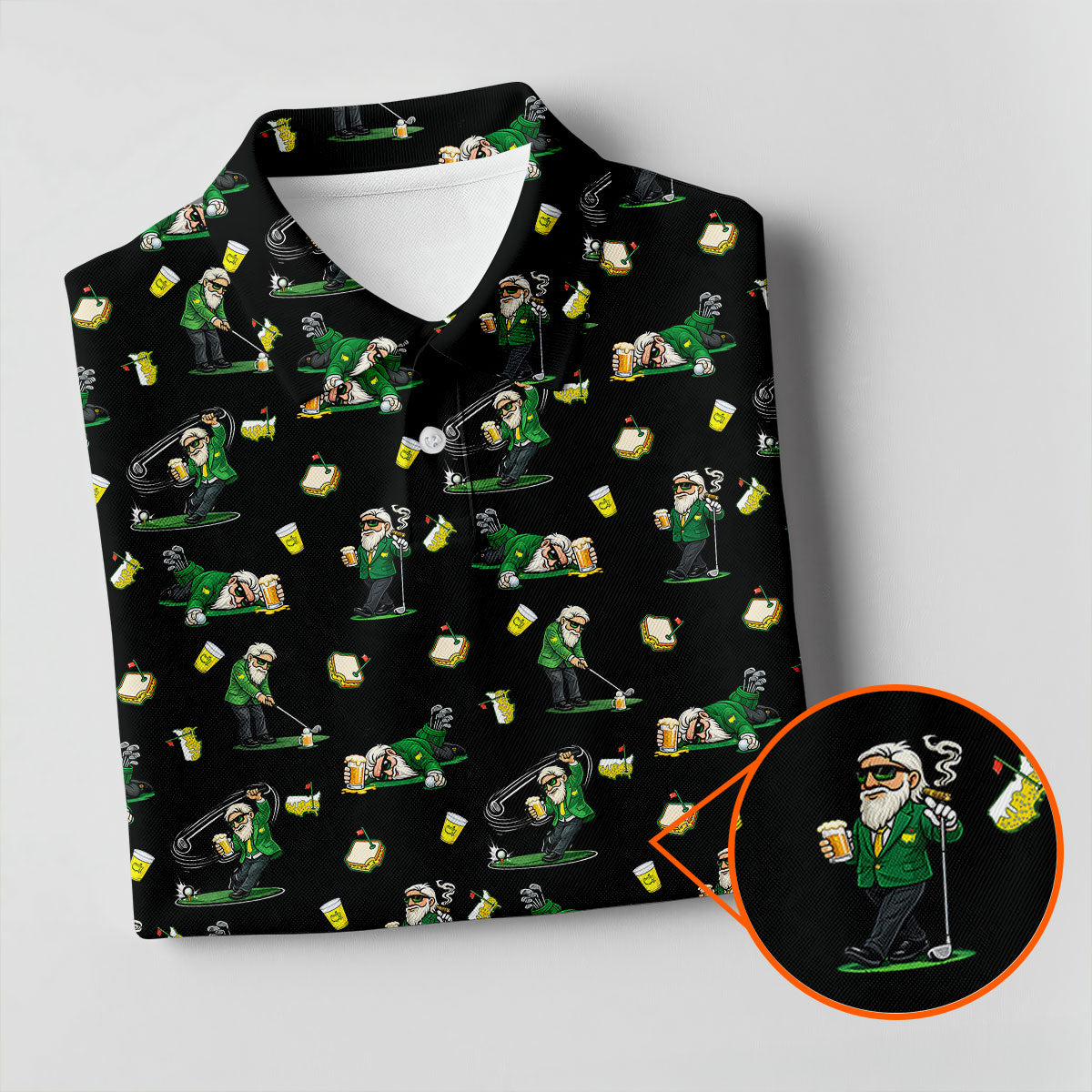 Funny Beer Pimento Cheese Golf Tournament Black Golf Shirt, Golf Shirts For Men, Polo ShirtFor Men