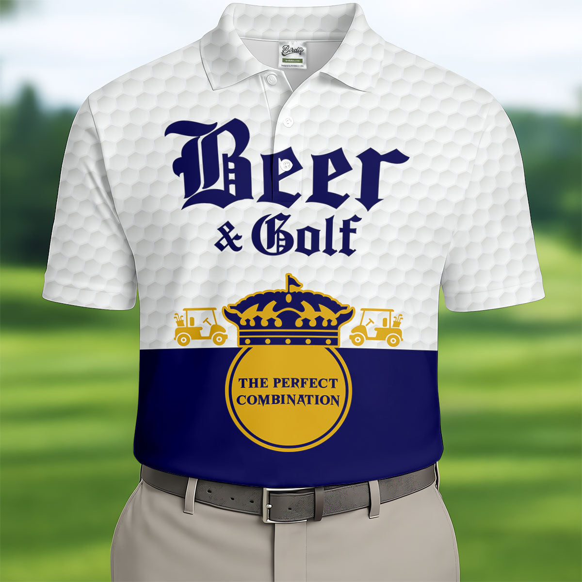 Beer And Golf The Perfect Combination Golf Tops For Men, Golf Shirts For Men, Polo Shirtor Men