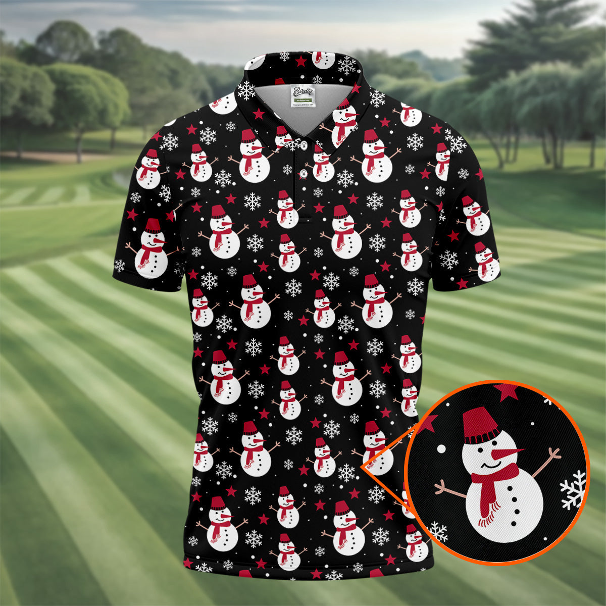Ugly Santa Claus Golf Shirts, Gifts For Golf Lovers, Polo Shirtor Men, Golfing Apparel