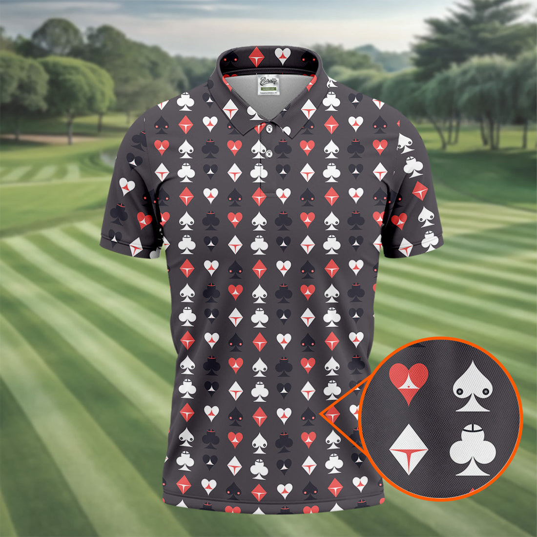 Casino Royale Dirty Funny Golf Tops For Men, Fun Golf Shirts For Men, Valentines Golf Gift, Polo ShirtFor Men