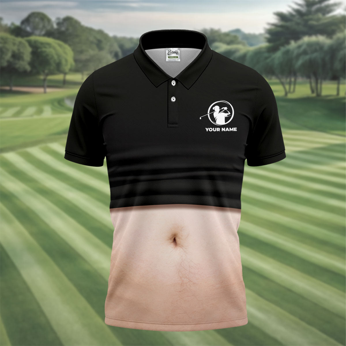 Men's Funny Golf Polo Shirt Custom Golf Shirt, Cool Golf Gift, Fun Golf Shirts For Men