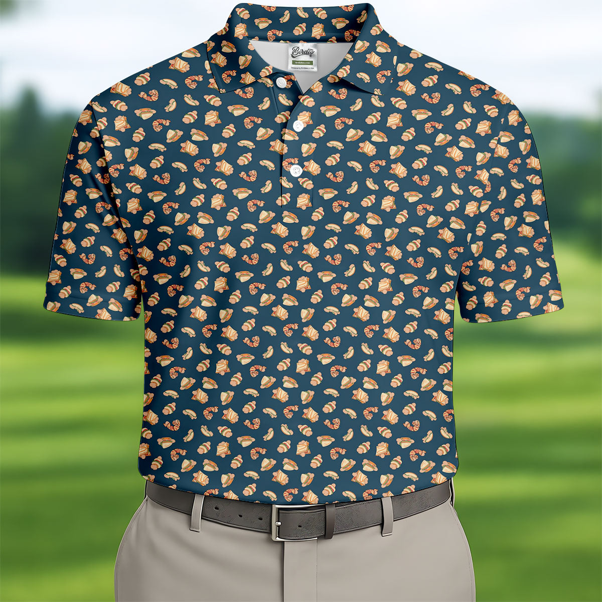 Dirty Funny Breakfast Golf Tops For Men, Valentine Golf Gift, Polo ShirtFor Men, Golf Gift For Men