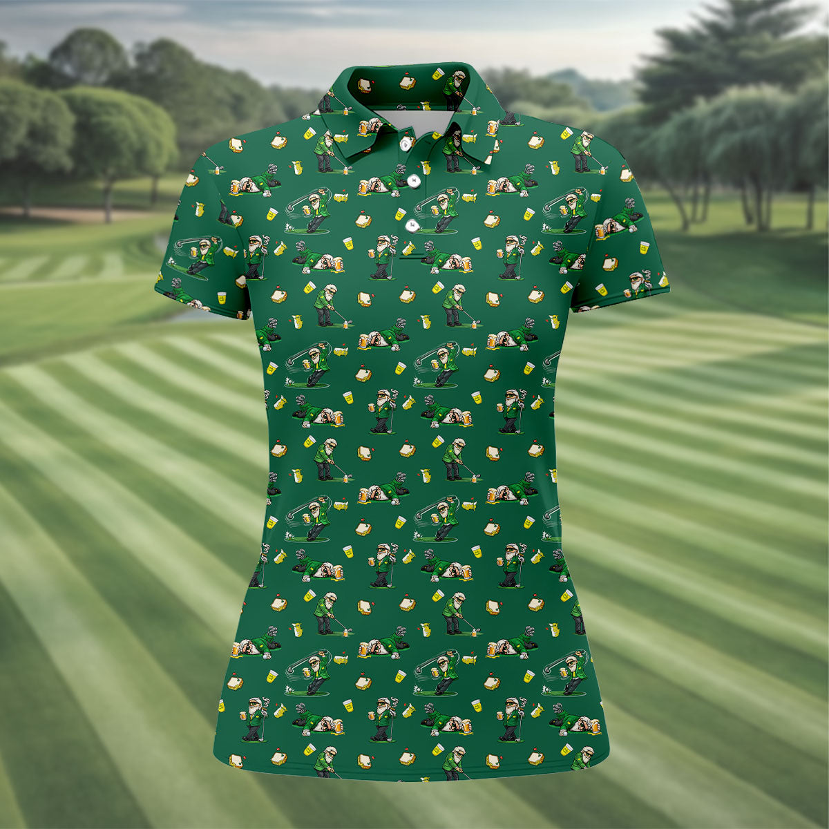 Funny Beer Pimento Cheese Golf Tournament Green Golf Shirt, Women Golf Top, Ladies Golf Shirts