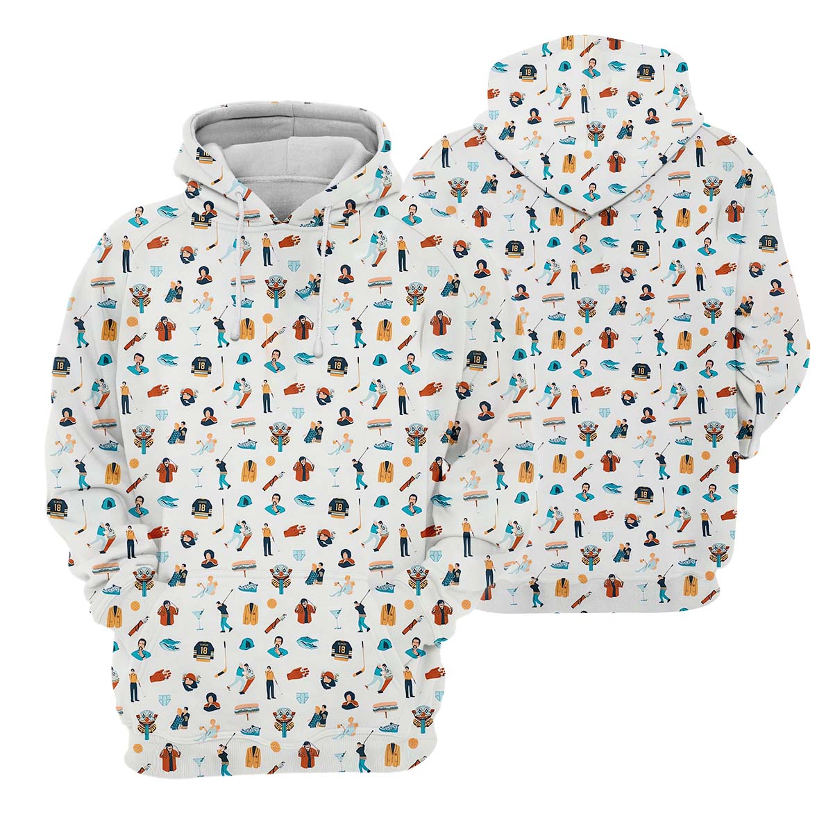 Adventure Icons Golf Polo Shirtf Gifts For Men, Golf Gift Ideas