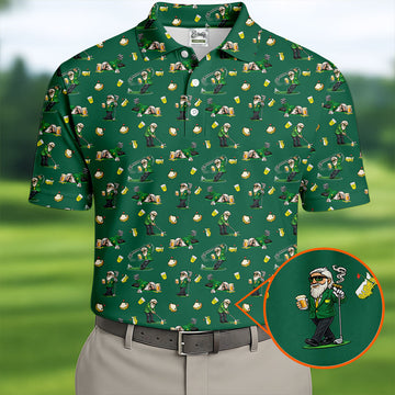 Funny Beer Pimento Cheese Golf Tournament Green Golf Shirt, Golf Shirts For Men, Polo ShirtFor Men
