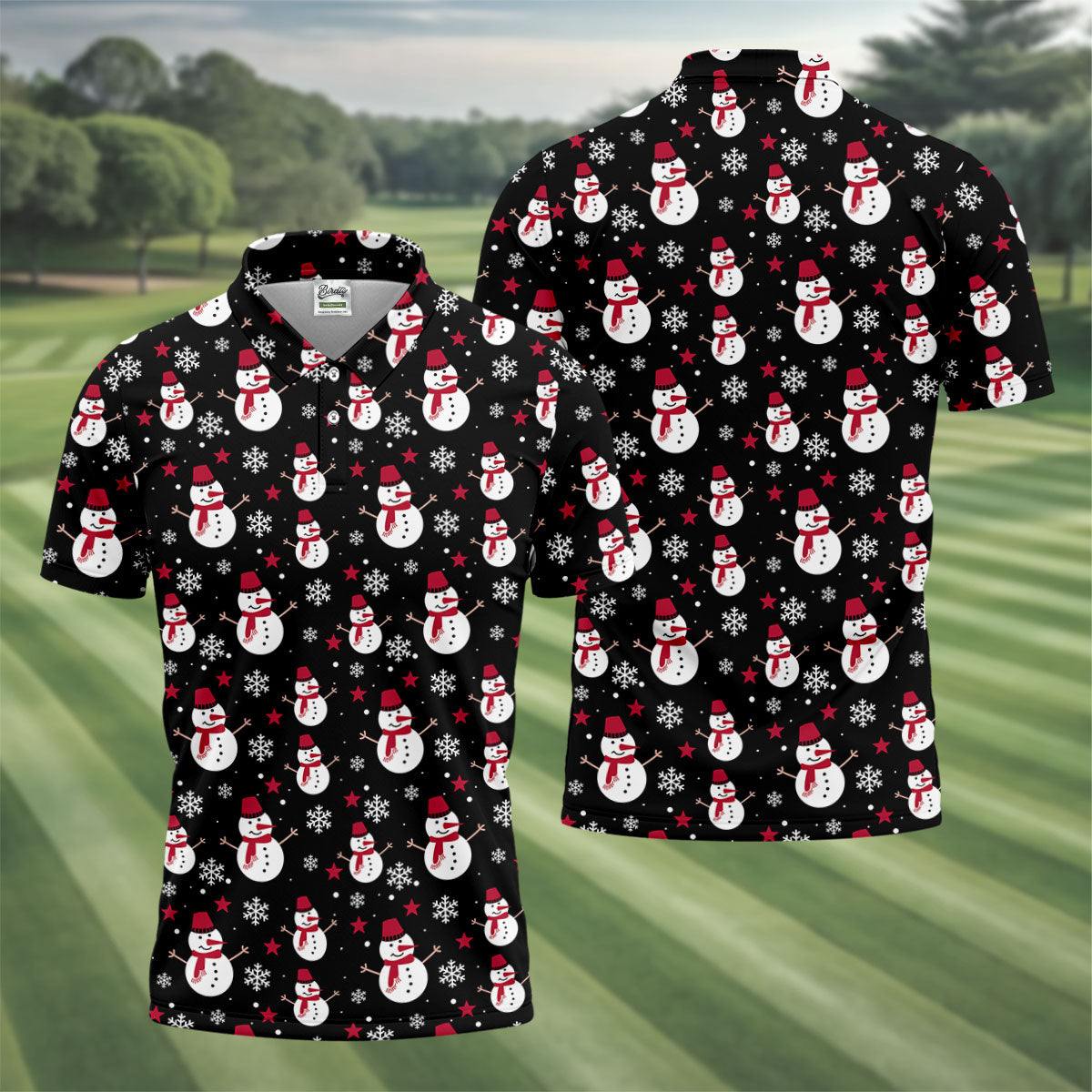 Ugly Santa Claus Golf Shirts, Gifts For Golf Lovers, Polo Shirtor Men, Golfing Apparel