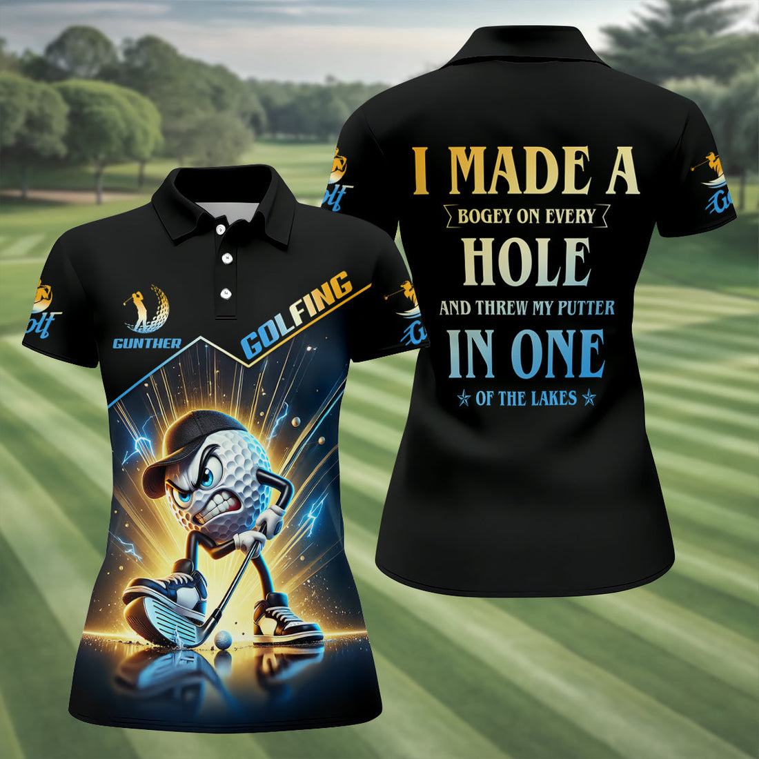 I Made A Bogey On Every Hole Fun Golf Shirt, Golf Shirt For Women, Ladies Golf Shirts
