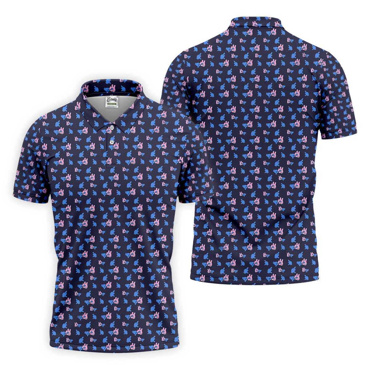 Funny Hands Golf Polo ShirtMen, Fun Golf Shirt For Men, Christmas Golf Gift, Dad Golf Gift