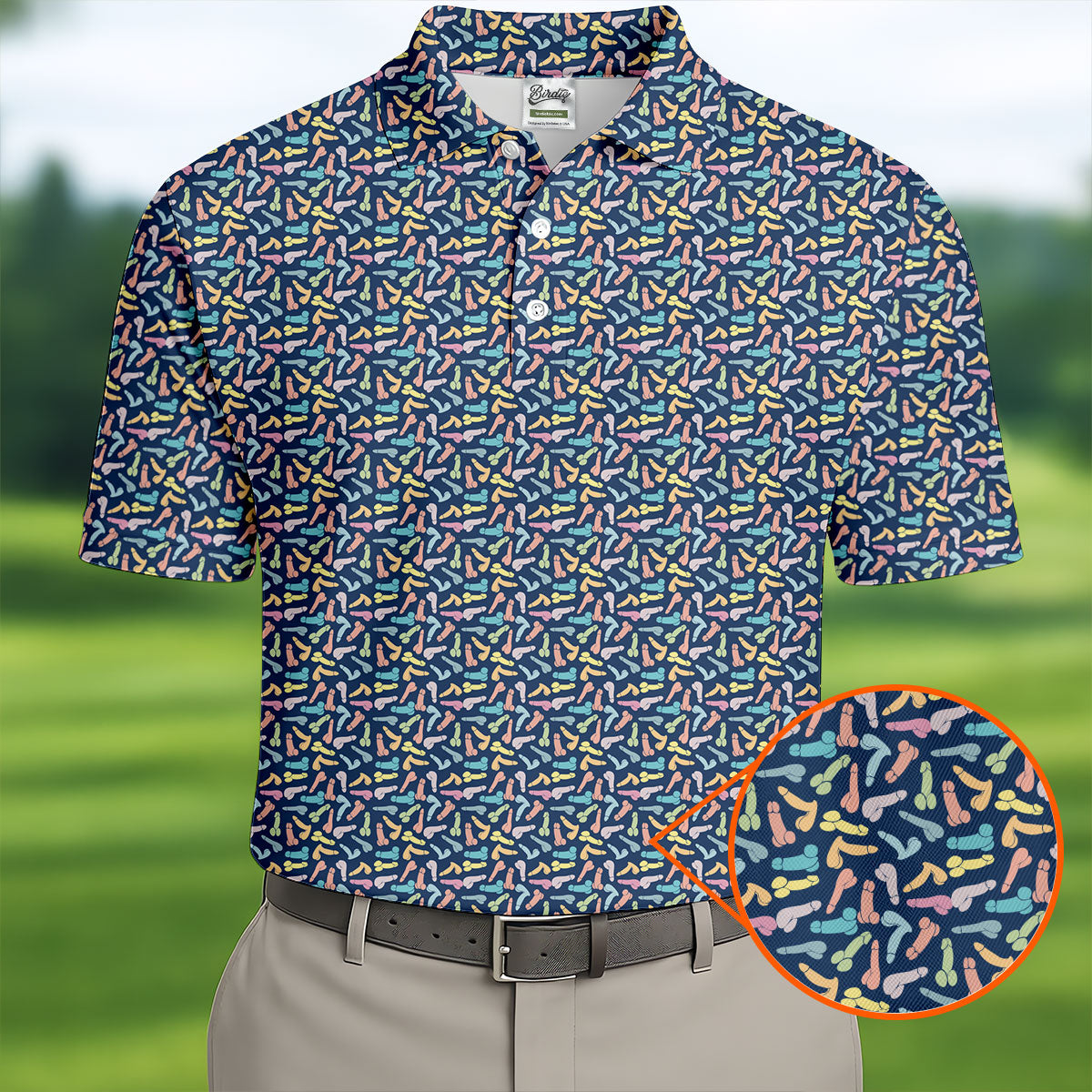 Funny Dirty Humor Golf Tops For Men, Fun Golf Shirts For Men, Valentines Golf Gift, Golf Shirts For Men