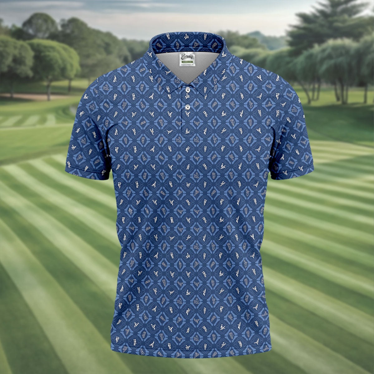 Dirty Funny Adult Humor Men's Funny Golf Shirts, Unique Gift For Golfer, Polo Shirtor Men