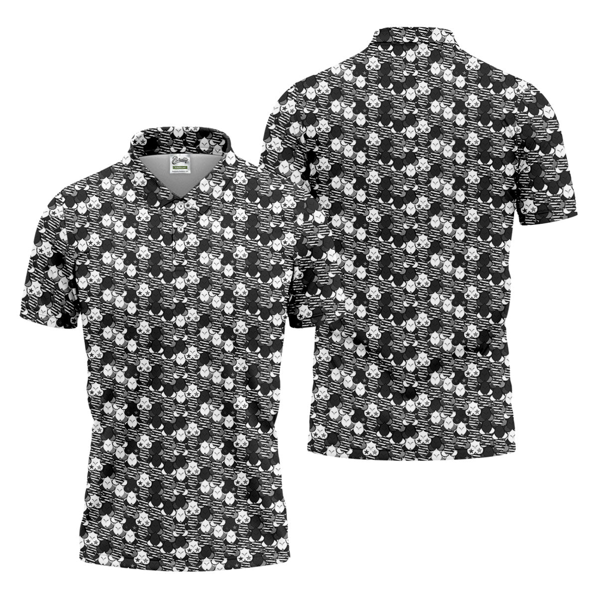 Black Funny Men's Golf Polo ShirtFun Golf Shirt For Men, Hilarious Golf Shirts, Mens Golf Gift