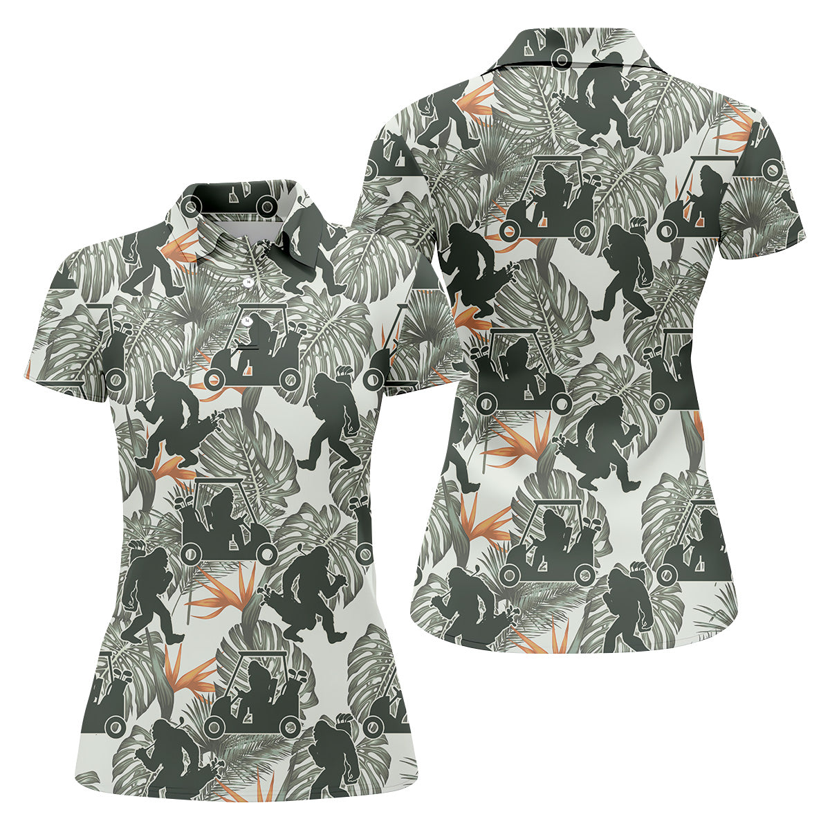 Gorilla Shirt, Hawaiian Golf Shirts, Womens Sleeveless Polo, Matching Golf Shirts, Ladies Golf Shirts