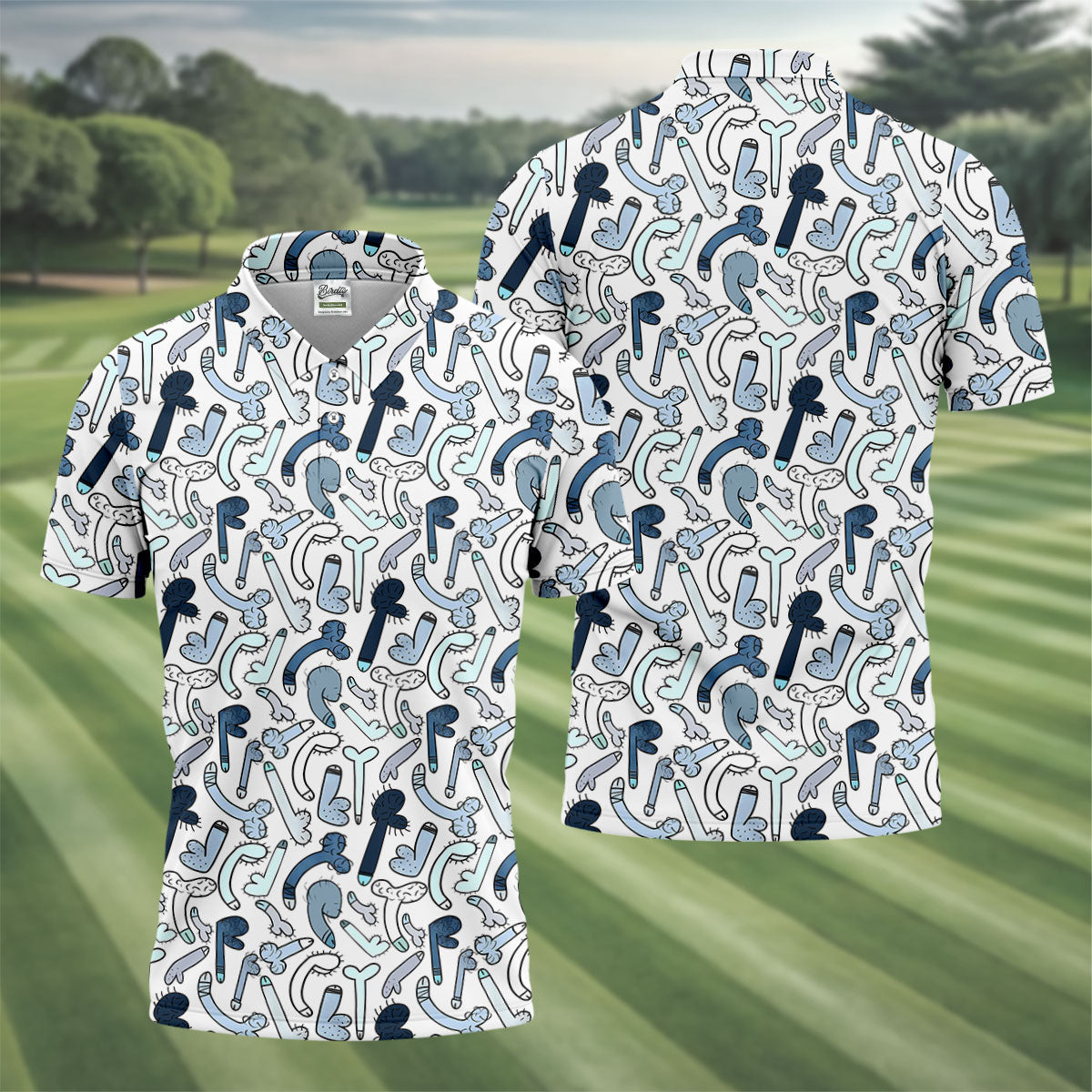 Adult Humor Hawaiian Golf Shirt, Dirty Funny Polo Shirtor Men, Golf Shirts For Men