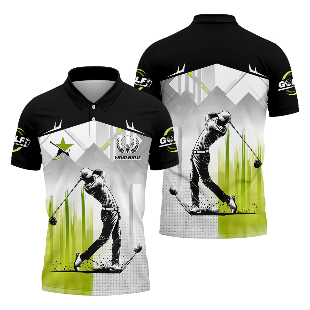 Pro Swing Men's Golf Polo ShirtGolfers Gift, Mens Golf Gift