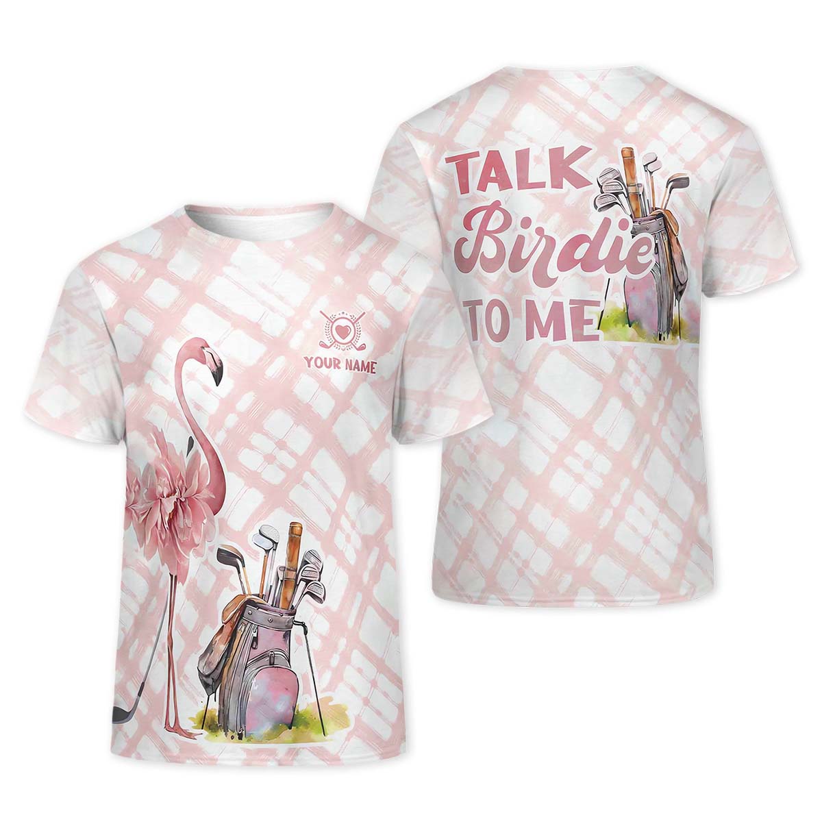 Talk Birdie To Me Womens Golf Polo ShirtGolfing Apparel, Womens Golf Gifts