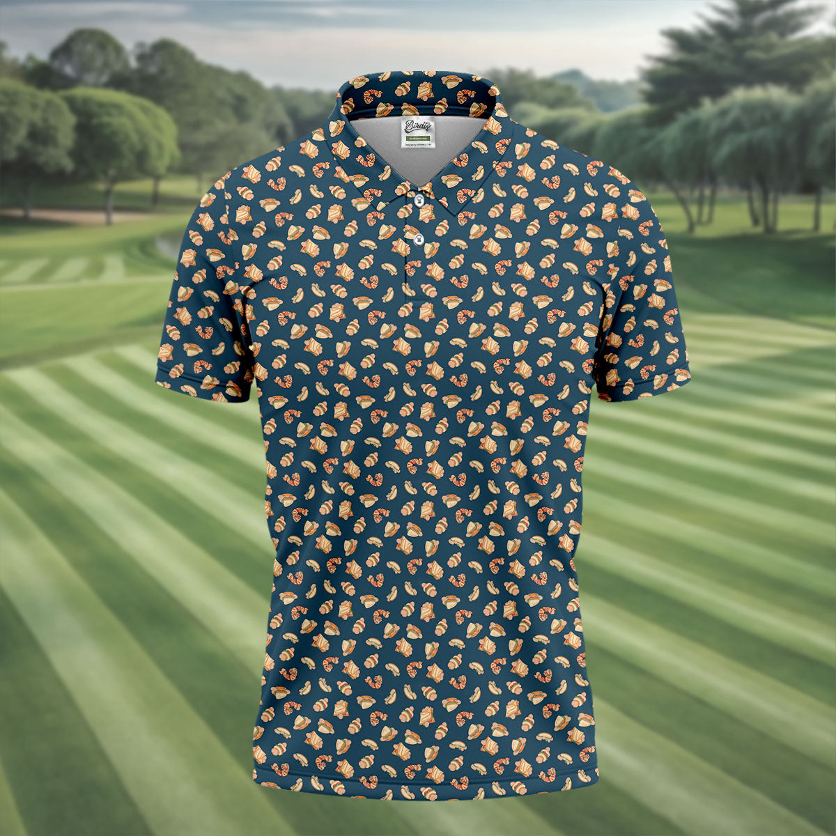 Dirty Funny Breakfast Golf Tops For Men, Valentine Golf Gift, Polo ShirtFor Men, Golf Gift For Men