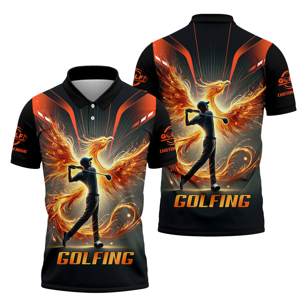 Custom Men's Golf Polo Shirtolfing Apparel, Golf Gifts For Men