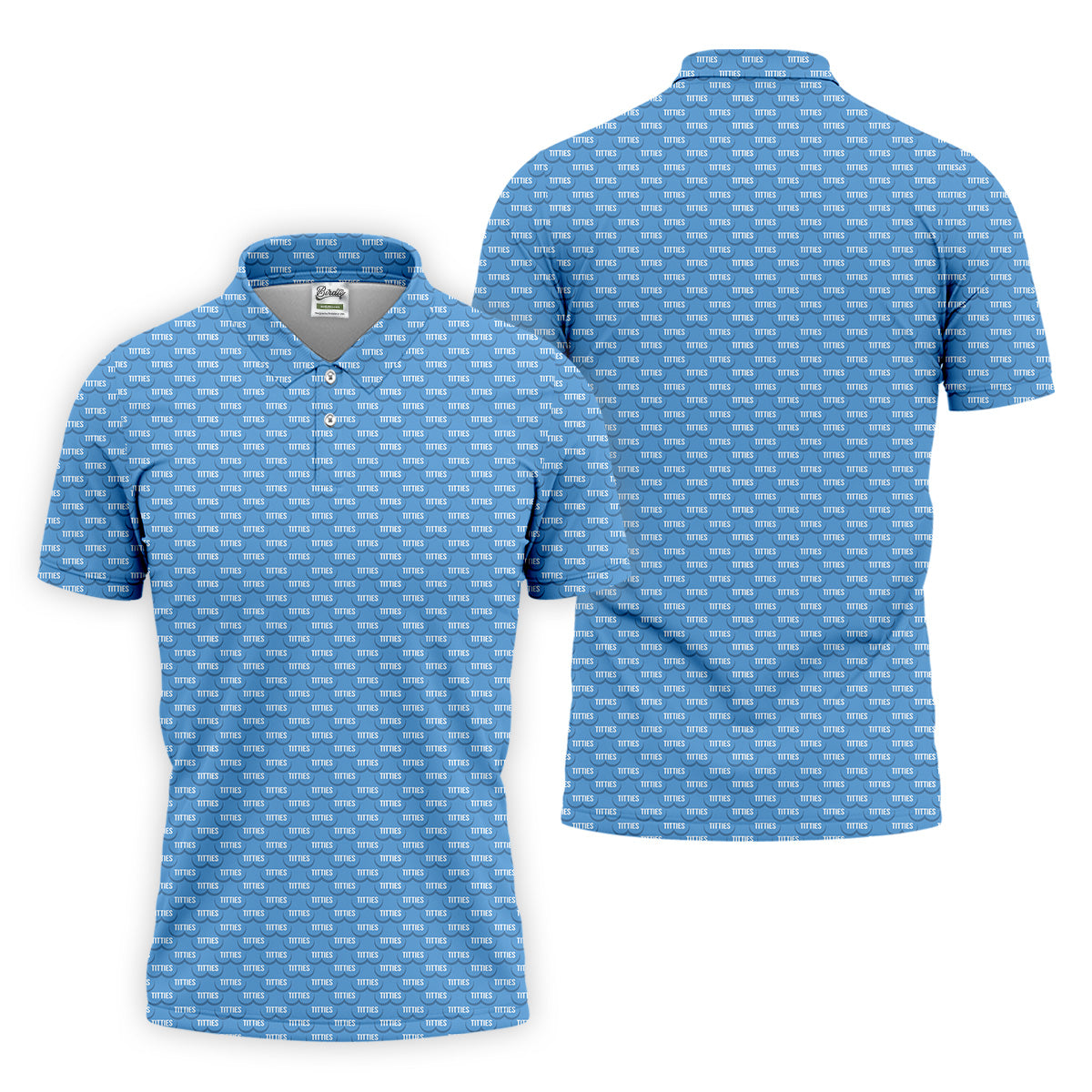 Funny Blue Golf Shirt, Mens Golf Polo Shirt Fun Golf Shirts For Men, Hilarious Golf Shirts