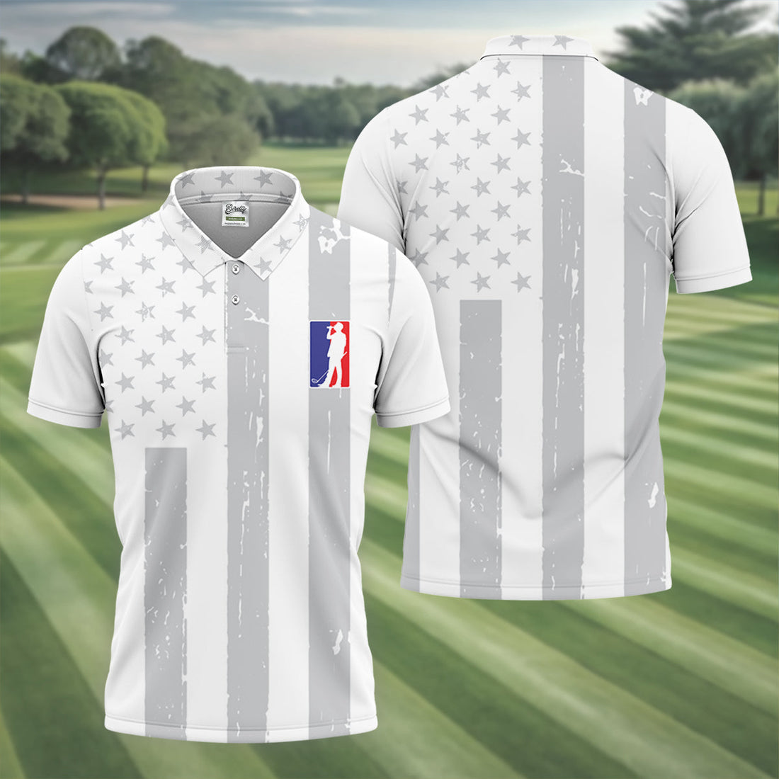 The Game Of Golf American Flag Patriot Golf Tops For Men, Polo ShirtFor Men, Golf Shirts For Men