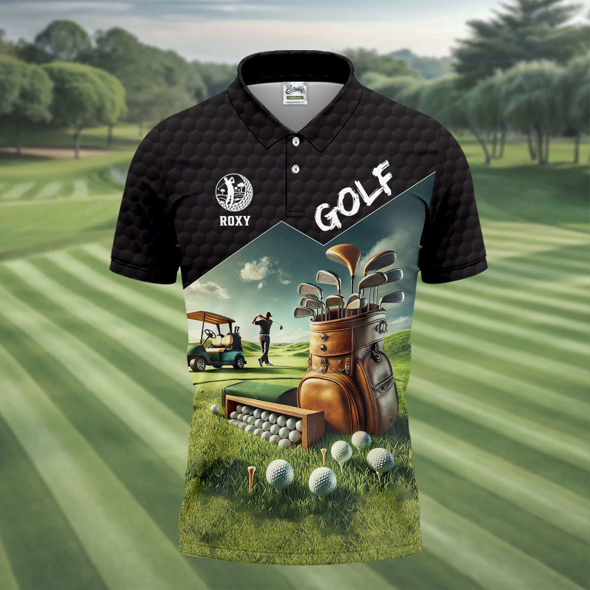 Swing Swear Look For Ball Repeat Funny Golf Shirt, Custom Golf Shirts, Golf Shirts For Men