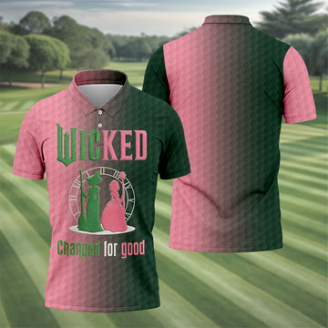 Wicked Changed For Good Embroidered Golf Shirt, Men's Golf Shirt, Hawaiian Golf Shirt