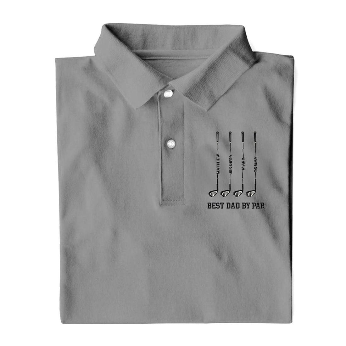Best Dad By Par Father's Day Golf Shirt, Golf Gift For Dad, Polo Shirtor Men