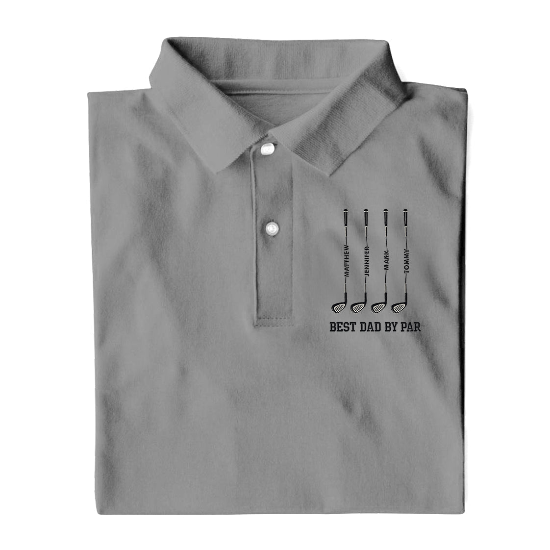Best Dad By Par Father's Day Golf Shirt, Golf Gift For Dad, Polo Shirtor Men