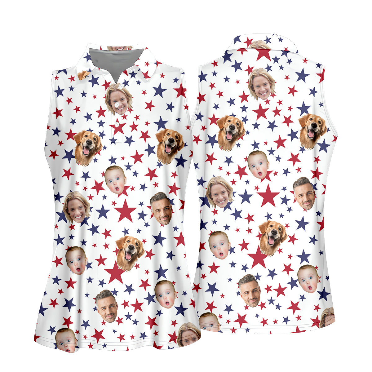 Custom Face Shirt, Personalized Dog Shirts, Long Sleeve Golf Shirts, Golf Polo For Ladies, Golf Tops For Women, Ladies Golf Shirt