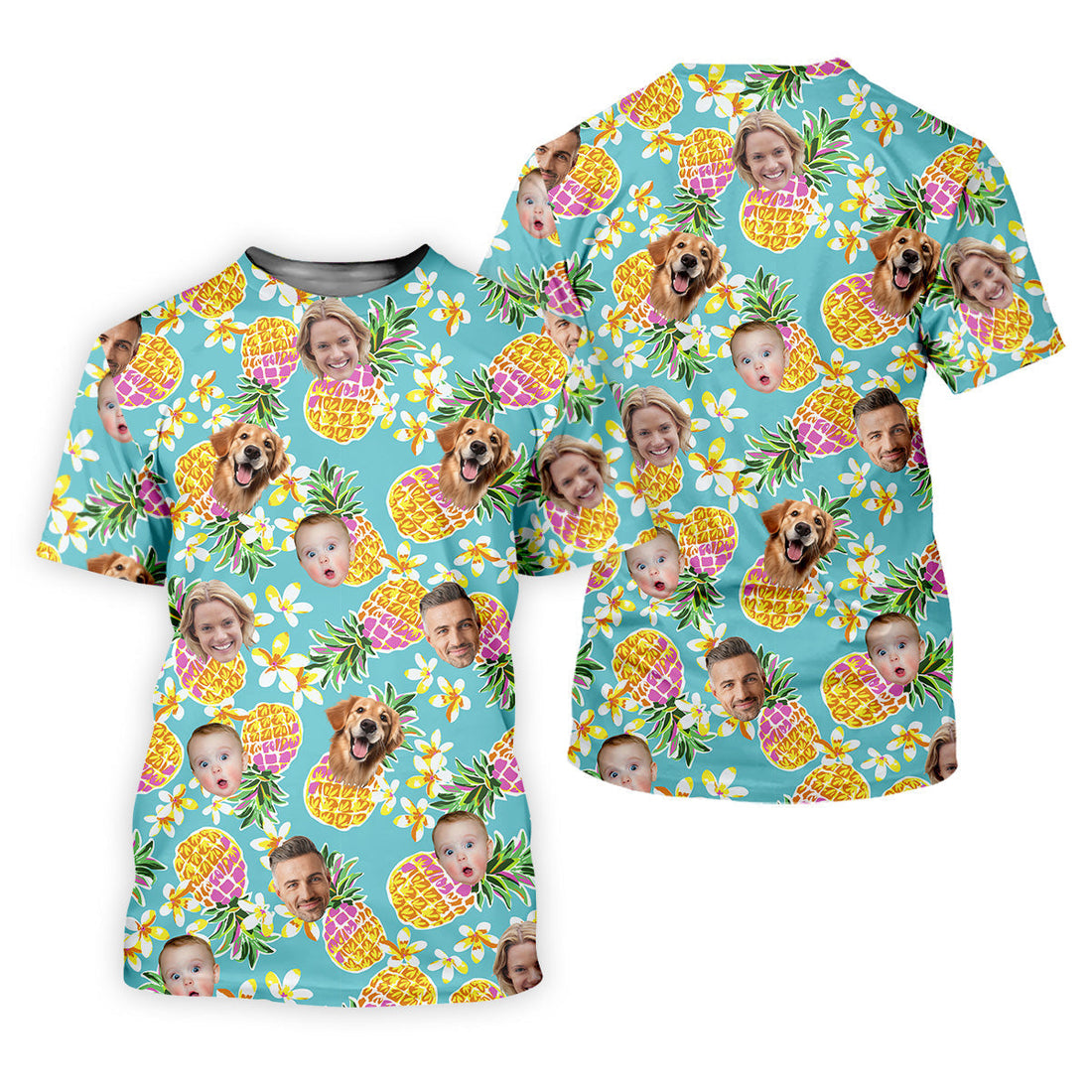 Pineapple Golf Shirts, Floral Shirt Women, Hawaiian Shirts With Faces, Womens Sleeveless Polo