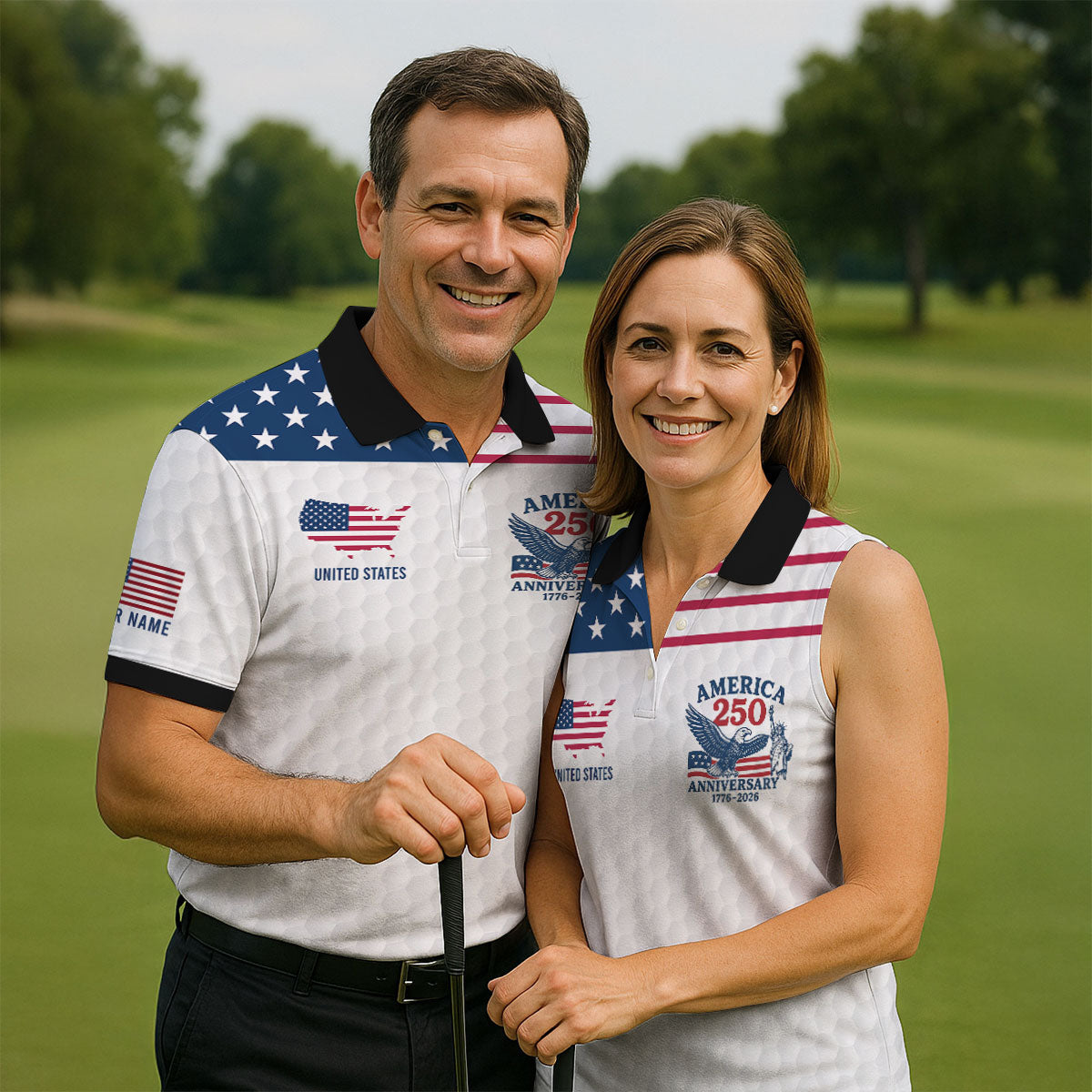 Descendant Of A Patriot Golf Tops For Men, America 250th Anniversary Golf Shirt, Polo Shirt Men