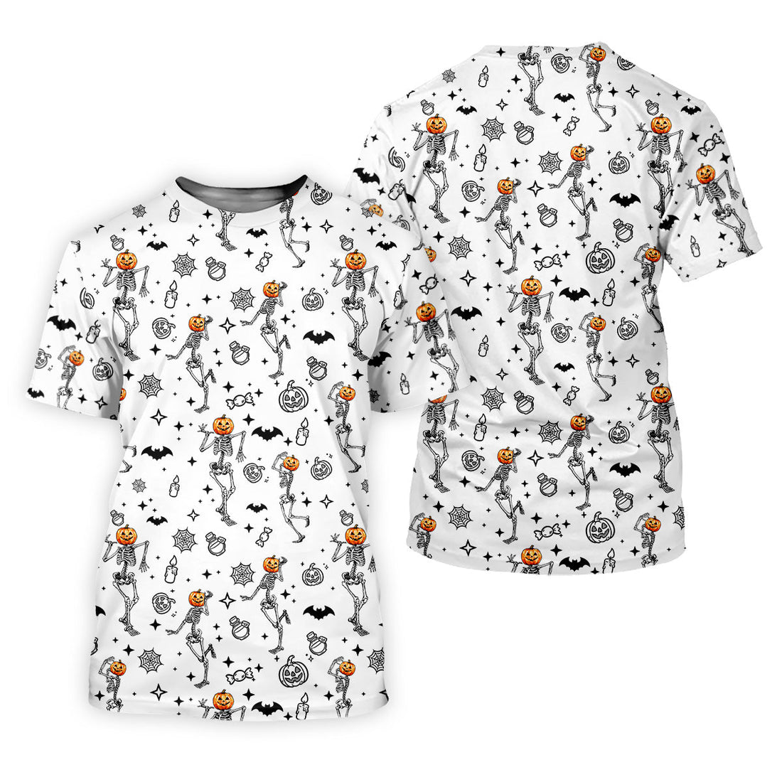 Skeleton Golf Shirt, Halloween Golf Shirt, Fun Golf Polos, Men's Long Seeve Golf Shirts, Golf Gifts For Men