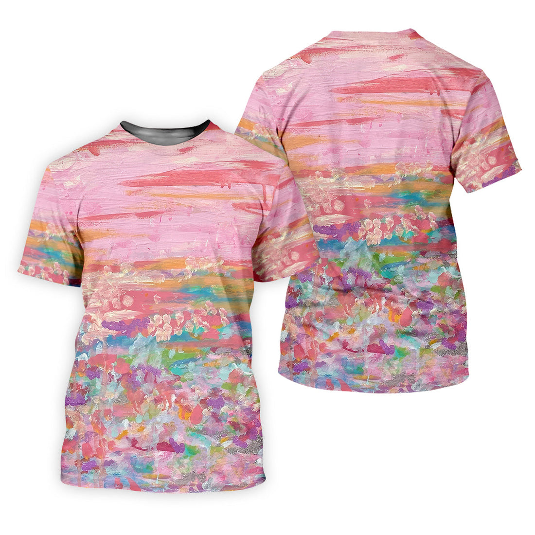 Ombre Colorful Breast Cancer Golf Shirt, Mens Pink Golf Polo, Matching Golf Shirt, Golf Gift For Men