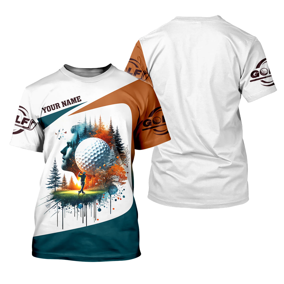Fairway And Dreams Golf Polo ShirtGolfing Apparel, Mens Golf Gift, Funny Golf Shirt