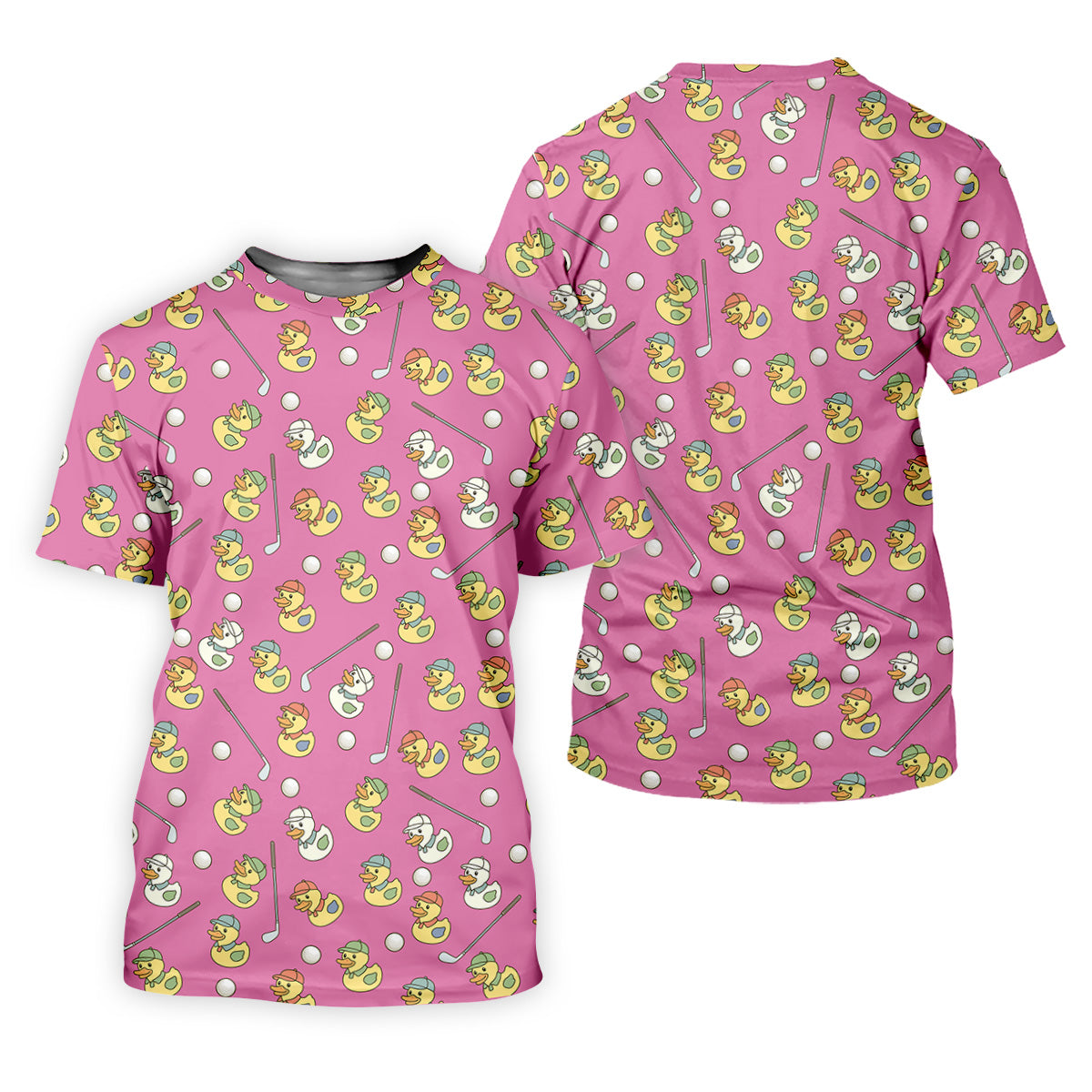 Funny Duck Golf Polo ShirtLadies Sleeveless Tops, Ladies Golf Shirts, Golfing Apparel