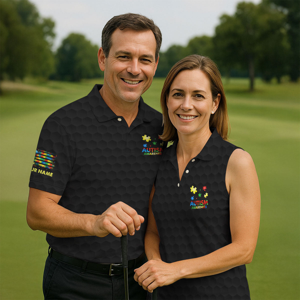 Autism Awareness Always Unique Totally Intelligent Sometimes Mysterious Golf Shirts For Men, Polo Shirtor Men